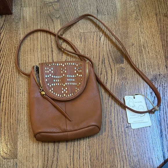 HOBO Fern Crossbody Bag Open Brown NWT Leather - Picture 5 of 9